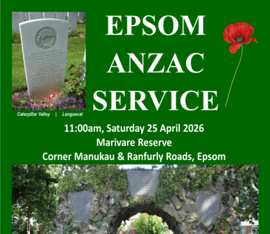 2026 Epsom ANZAC Service